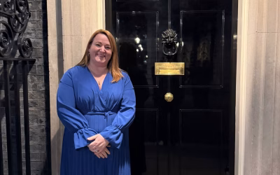 Community Champion Katy Thomas visits 10 Downing Street